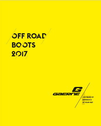 katalog offroad boots gaerne 2017