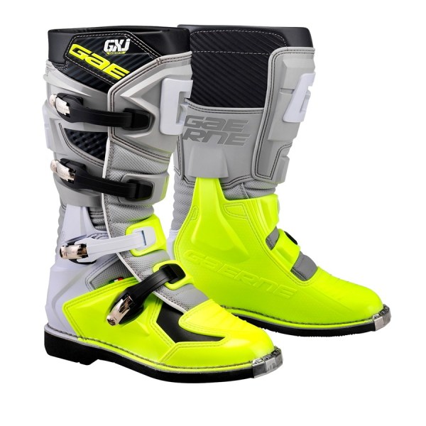 Motokrosové boty Gaerne GX-J Grey Yellow Fluo 2169-009